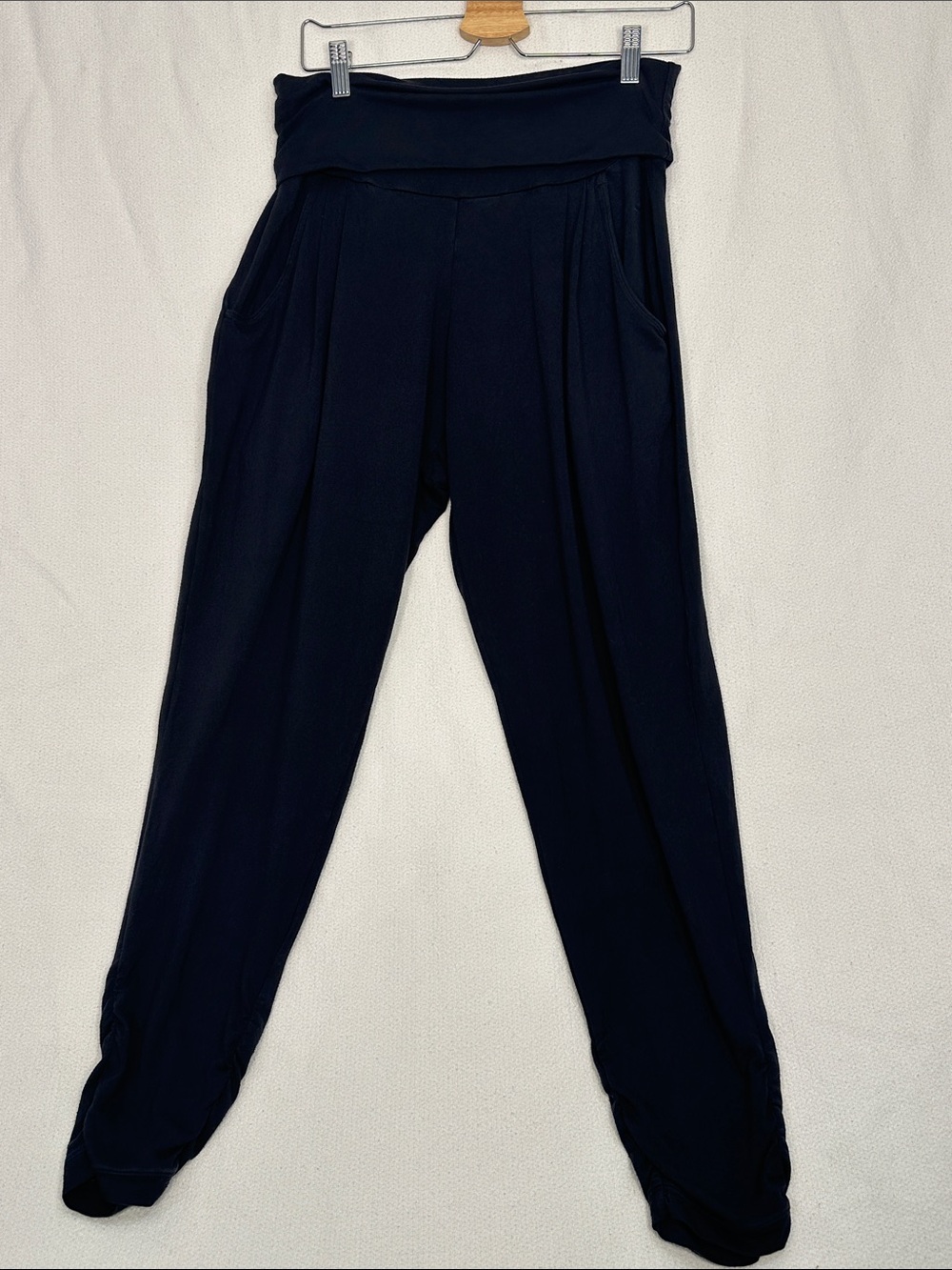 Nike Black Fold-Over Waist Jogger Pants
